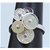 Image 3 : 14K WHITE GOLD RING : 6.8g / Diamond: 0.33ct