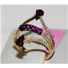 Image 1 : 0.68ct Ruby 18K Yellow Gold 2.85gm Ring