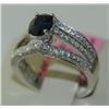 Image 1 : Sapphire 1.16ct 18K White Gold 6.63gm Ring