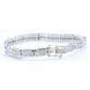 Image 1 : 14K WHITE GOLD DIAMOND BRACELET :19.60 GRAMS/DIAMOND:1.74CT