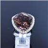 Image 3 : 23.46ct Bi-Color Tourmaline 14K White Gold Ring