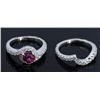 Image 2 : 1.68ct Ruby 14K White Gold Ring