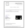 Image 2 : 14K WHITE GOLD DIAMOND EARRING:4.50 GRAMS/DIAMOND(CENTER):0.53CT/DIMAOND(SIDE):0.34CT