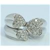 Image 2 : 14K WHITE GOLD RING 10.00 GRAM  DIAMOND 0.22CT