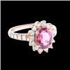 Image 2 : 1.93CT NATURAL PINK COPPER BEARING PARAIBA TOURMALINE 14K R/G RING