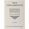 Image 1 : Neuhoff, Gustav., NEUE ORNAMENTE MOTIVE FUR TEXTILKUNST UND ZIMMERSCHMUCK IM MODERNEN STIL........
