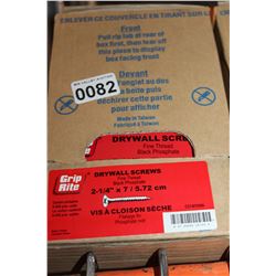 CASE OF 2 I/4 INCH DRYWALL SCREWS