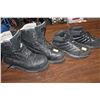 Image 2 : SIZE 10.5 STEEL TOE DAKOTA BOOTS AND SIZE 9 STEELTOE KODIAK BOOTS