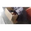 Image 1 : BOX OF WOOL AND WINTER CLOTHES