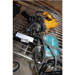 DEWALT AND MAKITA ELECTRIC DRILLS