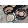 Image 1 : LARGE LOT OF POTTERY PLANTER POTS