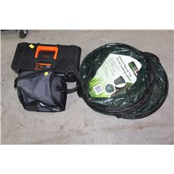 NEW TOOLBOX LUNCH BAG AND 2 HAMPERS