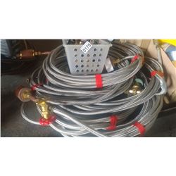 LOT OF LOW PRESSURE HYDRAULIC LINES