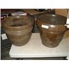 Image 1 : TWO LARGE PLASTIC PLANTERS