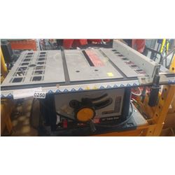 RYOBI 10 INCH TABLE SAW