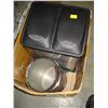 Image 1 : DOUBLE WASTE BIN AND MIRROR