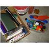 Image 1 : BOX OF BEYBLADES FIDGET SPINNERS BOOKS AND TOYS