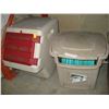 Image 1 : HOSE REEL AND HOSE AND STORAGE BIN