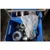 Image 4 : LARGE LOT OF BLUE TOTES OF ELECTRICAL HARDWARE