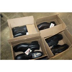 4 PAIRS OF AMERICANA STEEL TOE SHOES