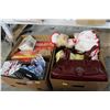 Image 1 : TWO BOXES OF DOLLS FIGURES AND TEA