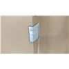 Image 2 : NEW CAML DOUBLE SLIDING GLASS AND BRUSHED NICKEL SHOWER DOOR IN BOX