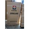 Image 1 : NEW CAML DOUBLE SLIDING GLASS AND BRUSHED NICKEL SHOWER DOOR IN BOX
