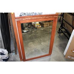 MODERN WOOD FRAMED MIRROR