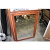 Image 1 : MODERN WOOD FRAMED MIRROR