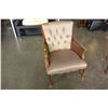 Image 1 : VINTAGE BUTTONBACK CHAIR