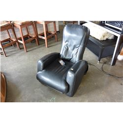 IJOY BLACK LEATHER MASSAGE CHAIR