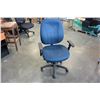 Image 1 : BLUE ROLLING GAS LIFT OFFICE CHAIR