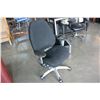 Image 2 : BLACK LEATHER GAS LIFT CHAIR