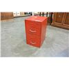 Image 1 : RED METAL FILING CABINET