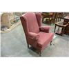 Image 3 : QUEEN ANNE WING BACK CHAIR