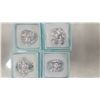 Image 1 : FOUR STAINLESS MENS BIKER RINGS