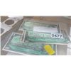 Image 1 : FOUR CANADIAN CENTENNIAL ONE DOLLAR BILLS