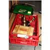 Image 1 : COCA COLA DESK LAMP RADIO AND CRATES