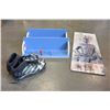 Image 1 : UNDER ARMOR SIZE 12 SOFTBALL CLEATS AND SOCCER THEME SHELF