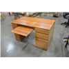 Image 2 : MAPLE 3 DRAWER DESK WITH SHELF
