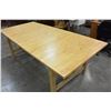 Image 3 : LARGE PINE IKEA DINING TABLE WITH LEAF