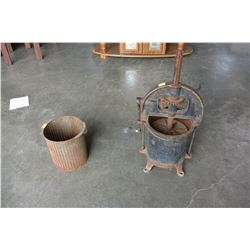 ANTIQUE CAST IRON SAUSAGE MAKER