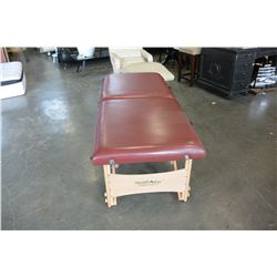 RED HEALTHLINE MASSAGE TABLE