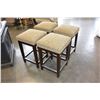 Image 1 : 4 MODERN STOOLS