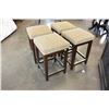 Image 2 : 4 MODERN STOOLS