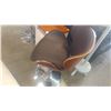 Image 1 : BENTWOOD LEATHER AND METAL STOOL
