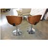 Image 3 : BENTWOOD LEATHER AND METAL STOOL