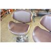 Image 4 : BENTWOOD LEATHER AND METAL STOOL