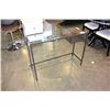Image 1 : GLASSTOP METAL DESK