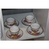 Image 3 : LOT OF 8 CHINA CUPS AND SAUCERS